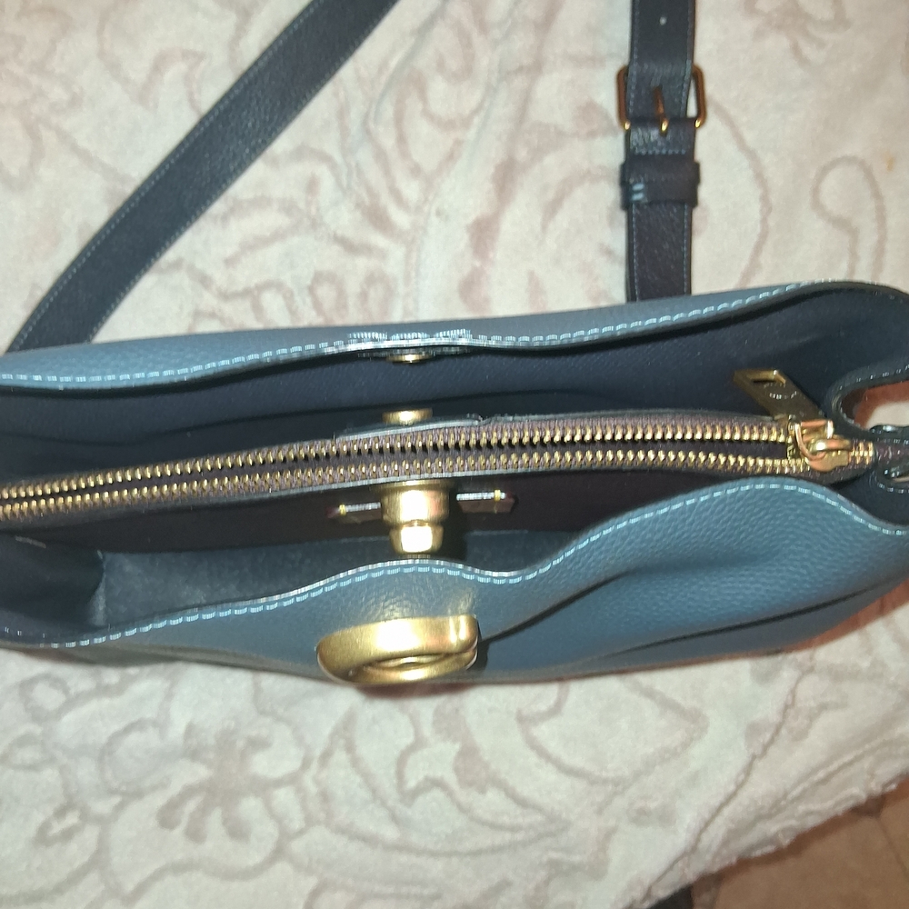 Coach Blue Crossbody Bag - Picture 5 of 10